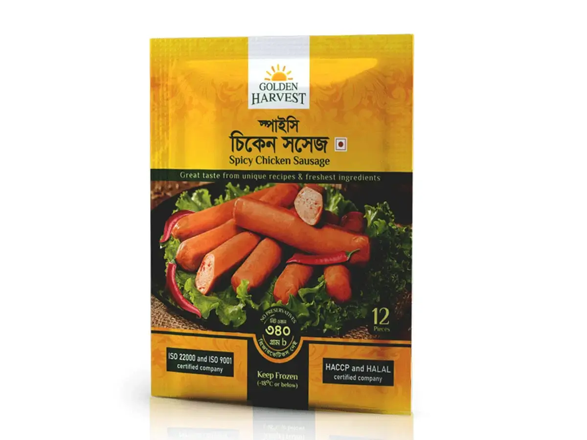 Golden Harvest Spicy Sausage 340gm